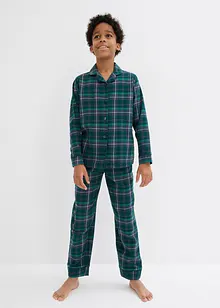 Vävd flanellpyjamas för barn (2 delar), bonprix