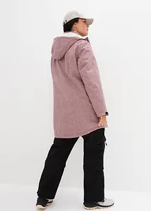 Lång vattentät funktionsjacka med teddyfleece, bonprix