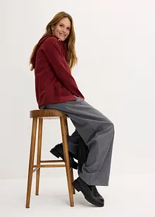 Munkjacka med stickad huva och ficka, bonprix