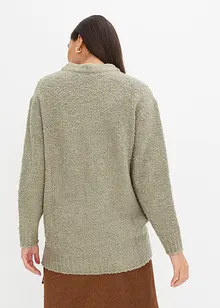 Oversizetröja i bouclé, bonprix