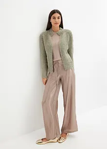 Cardigan av bouclégarn, bonprix