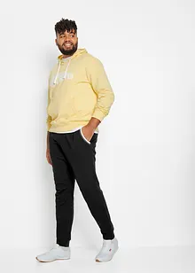 Joggingbyxa i bomull med kontrastfärgade detaljer, bonprix