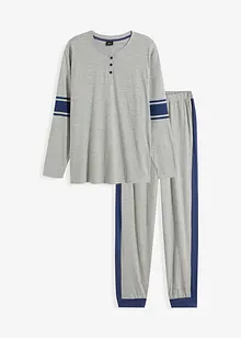 Pyjamas med knappslå, bonprix