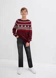 Lusemönstrad tröja för barn, bonprix