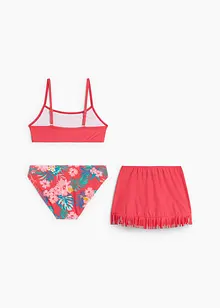 Bikini och kjol för barn (3 delar), bonprix