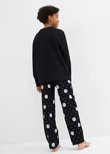 Pyjamas i mjuk bomull (2 delar), bonprix