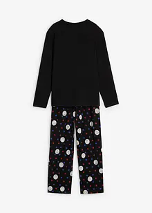 Pyjamas i mjuk bomull (2 delar), bonprix