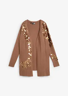 Cardigan med paljetter, bonprix