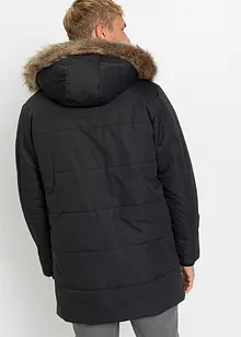 Lång täckjacka med huva, bonprix