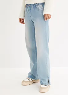 Wide Leg Jeans High Waist med bekväm midja, bonprix