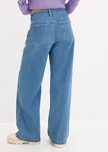 Wide Leg Jeans, Mid Waist, bonprix