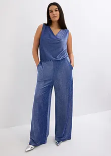 Jumpsuit med glittriga detaljer, bonprix