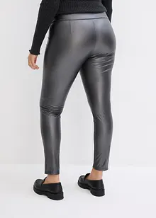 Leggings med metallic-look, bonprix