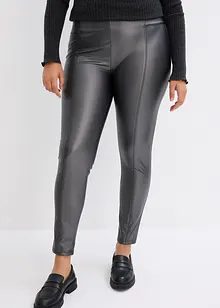 Leggings med metallic-look, bonprix