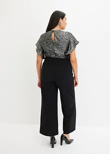 Jumpsuit med paljetter, bonprix