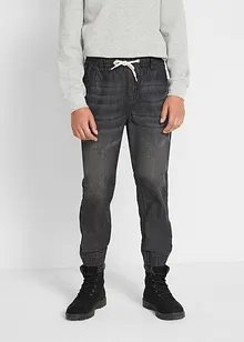 Dra på-jeans för barn (2-pack), bonprix