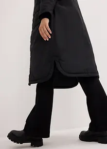 Vid parkas i A-linjeform och med dragsko, bonprix