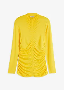 T-shirt med rynkning, bonprix