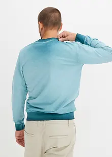 Sweatshirt med tvättad look, ekologisk bomull, bonprix