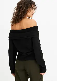 Off shoulder-tröja, bonprix