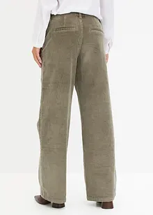 Vida manchesterbyxor med stretch, bonprix