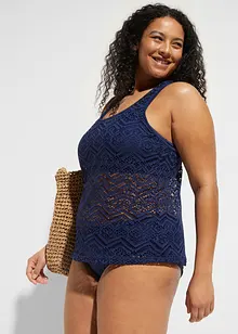 Tankini (2 delar) av spets, bonprix