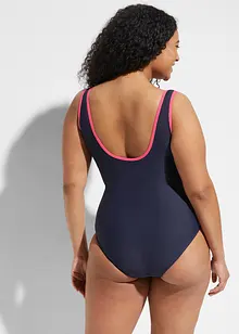 Baddräkt med dragkedja och lätt formande effekt, bonprix