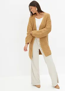 Grovstickad cardigan, bonprix