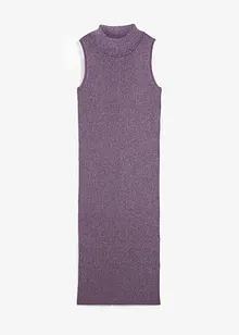 Stickad klänning med lurex, bonprix