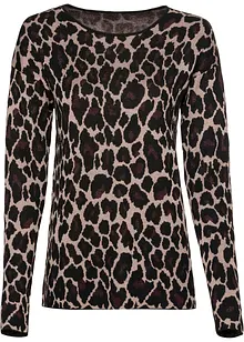 Jacquardmönstrad tröja, bonprix