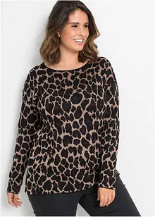 Jacquardmönstrad tröja, bonprix