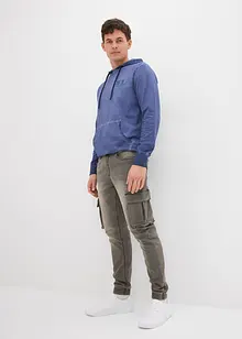 Dra på-cargojeans, Slim Fit, Straight, bonprix