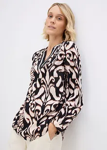 Blustunika i böljande viskos, bonprix