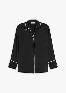 Blus med kontrasterande passpoaler, bonprix