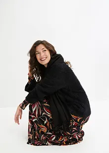 Tröja i fjädergarn med vida ärmar och boxy fit, bonprix