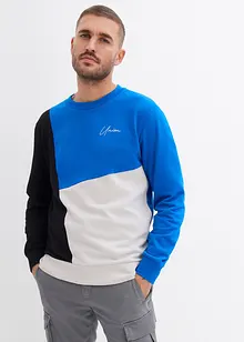 Rundhalsad sweatshirt av ekologisk bomull, bonprix