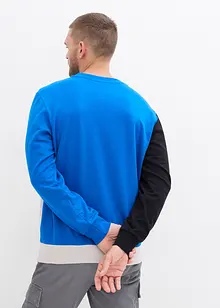 Rundhalsad sweatshirt av ekologisk bomull, bonprix