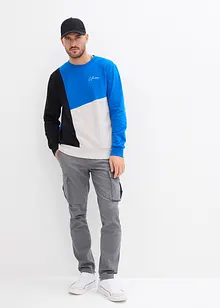 Rundhalsad sweatshirt av ekologisk bomull, bonprix