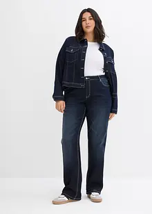 Straight Jeans, Mid Waist, med bekväm midja, bonprix