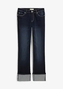 Straight Jeans, Mid Waist, med bekväm midja, bonprix