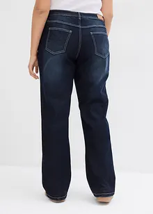 Straight Jeans, Mid Waist, med bekväm midja, bonprix