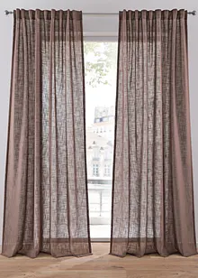 Gardin med struktur (2-pack), bonprix