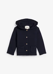 Cardigan med luva för bebisar, bonprix