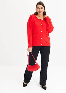 Cardigan med fickor, bonprix