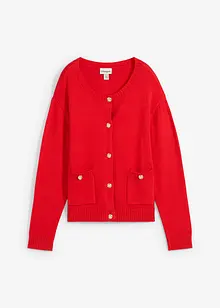Cardigan med fickor, bonprix