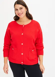 Cardigan med fickor, bonprix
