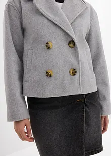 Kort jacka med yllelook, bonprix