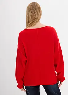 Oversizetröja med fladdermusärmar, bonprix