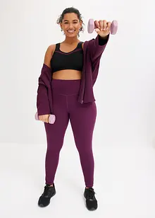 Funktionssportjacka med mesh, oversized, bonprix