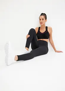 Sportleggings med mesh och mobilficka, bonprix